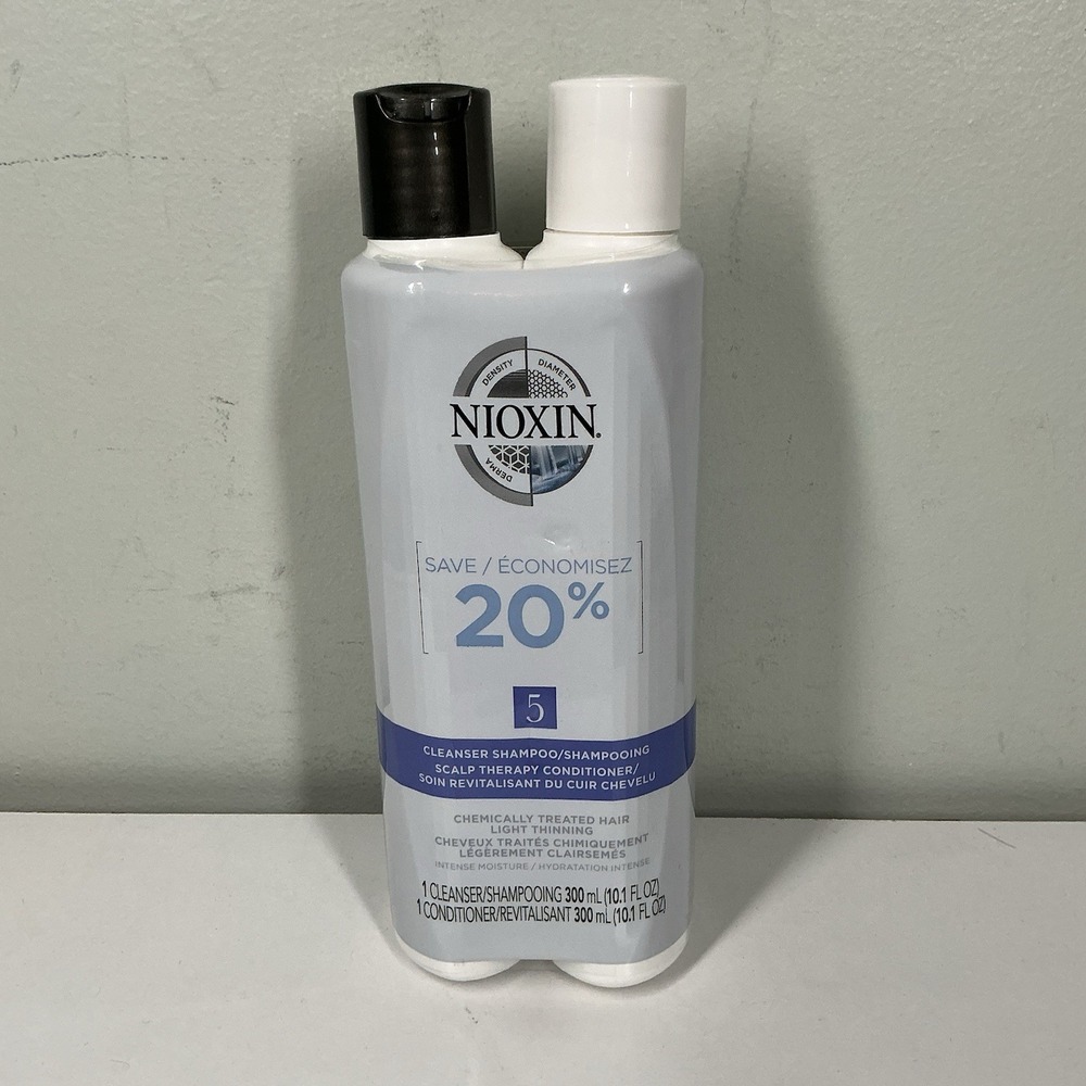 Nioxin System‎ 5 Cleanser Shampoo + Scalp Therapy Conditioner DUO
